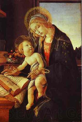 Sandro Botticelli Madonna del Libro Norge oil painting art
